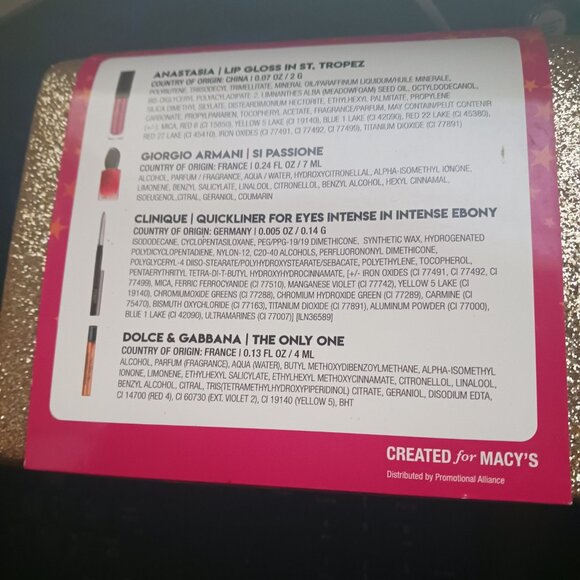 Macys Get Glam 3 Deluxe Minis, 1Ffullsize Eyliner+ Complentary Crossbody bag - Picture 7 of 8